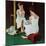 "Girl at the Mirror", March 6,1954-Norman Rockwell-Mounted Giclee Print