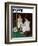 "Girl at the Mirror" Saturday Evening Post Cover, March 6,1954-Norman Rockwell-Framed Giclee Print