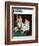 "Girl at the Mirror" Saturday Evening Post Cover, March 6,1954-Norman Rockwell-Framed Giclee Print