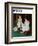 "Girl at the Mirror" Saturday Evening Post Cover, March 6,1954-Norman Rockwell-Framed Giclee Print