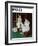 "Girl at the Mirror" Saturday Evening Post Cover, March 6,1954-Norman Rockwell-Framed Premium Giclee Print