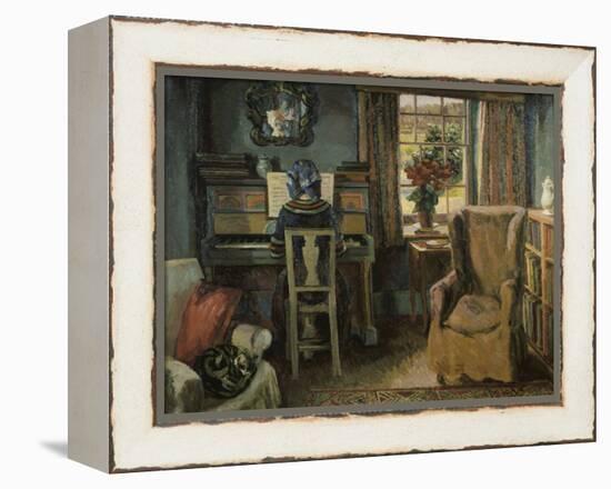 Girl at the Piano-Duncan Grant-Framed Premier Image Canvas