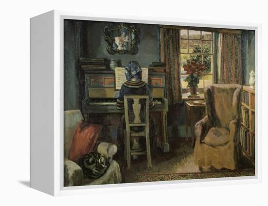 Girl at the Piano-Duncan Grant-Framed Premier Image Canvas