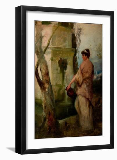 Girl at the Well, 1889 (Oil on Canvas)-Henryk Siemieradzki-Framed Giclee Print