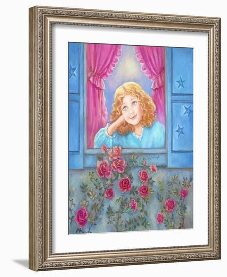 Girl at Window-Judy Mastrangelo-Framed Giclee Print