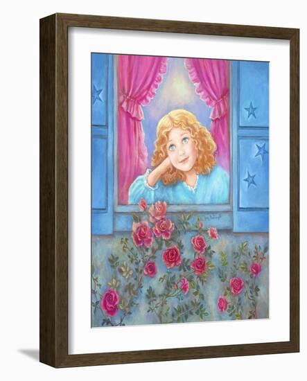 Girl at Window-Judy Mastrangelo-Framed Giclee Print