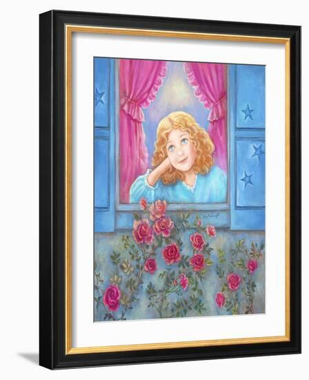 Girl at Window-Judy Mastrangelo-Framed Giclee Print