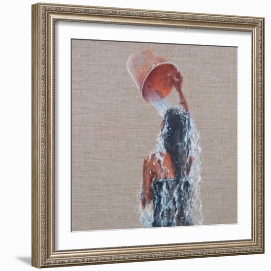 Girl Bathing, 2012-Lincoln Seligman-Framed Giclee Print