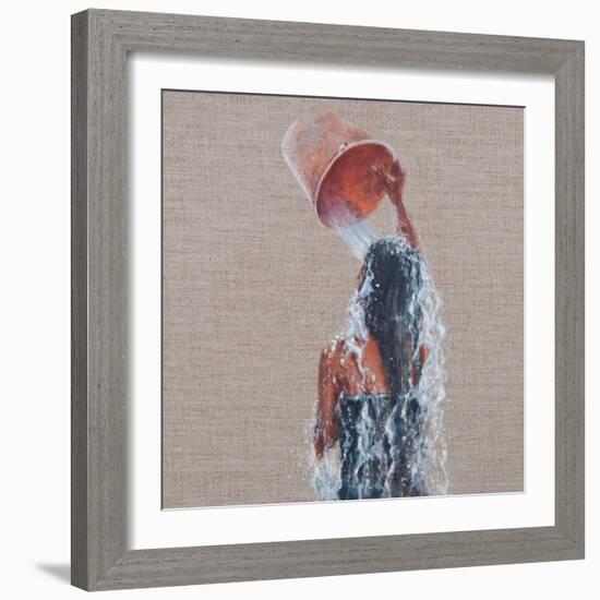 Girl Bathing, 2012-Lincoln Seligman-Framed Giclee Print