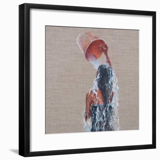 Girl Bathing, 2012-Lincoln Seligman-Framed Giclee Print