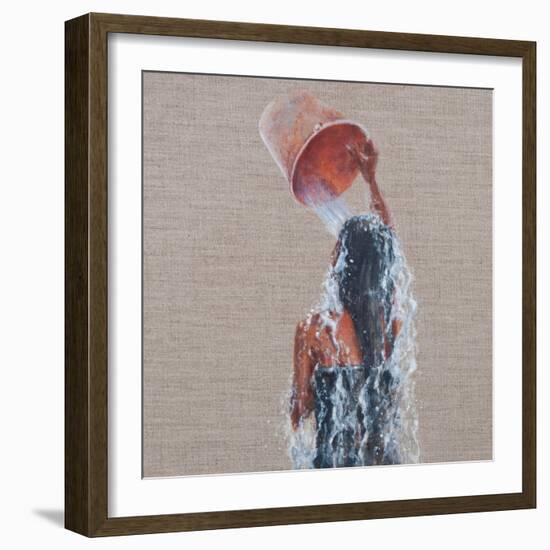 Girl Bathing, 2012-Lincoln Seligman-Framed Giclee Print