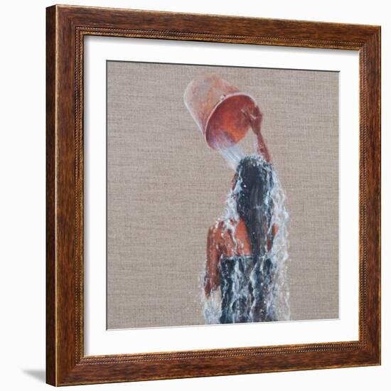 Girl Bathing, 2012-Lincoln Seligman-Framed Giclee Print