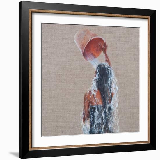 Girl Bathing, 2012-Lincoln Seligman-Framed Giclee Print