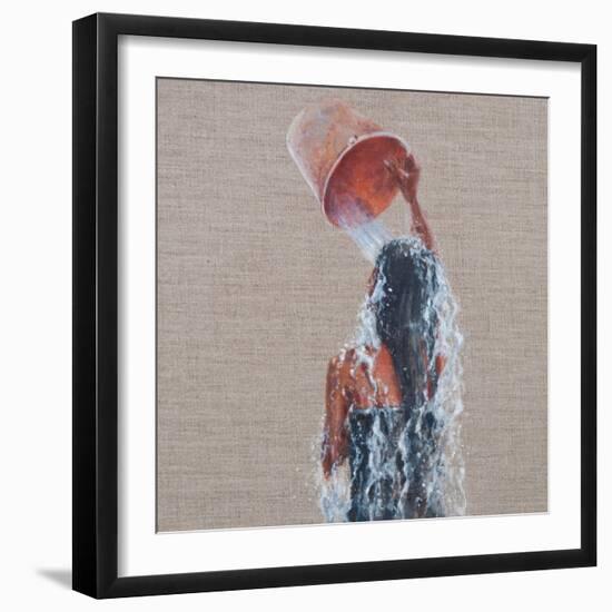 Girl Bathing, 2012-Lincoln Seligman-Framed Giclee Print