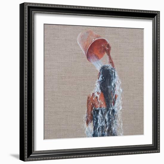 Girl Bathing, 2012-Lincoln Seligman-Framed Giclee Print