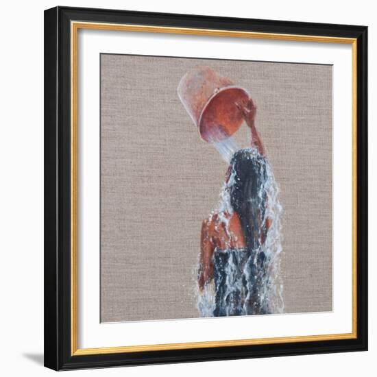 Girl Bathing, 2012-Lincoln Seligman-Framed Giclee Print