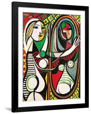 Pablo Picasso Wall Art Picasso Girl Before a Mirror Painting Wapped Canvas  Art For Bedroom Livingroom Decoration Ready to Hang 