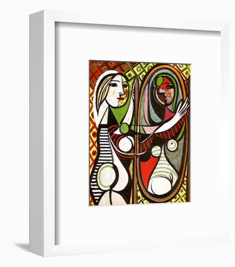 Girl Before a Mirror, c.1932-Pablo Picasso-Framed Art Print