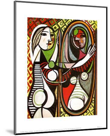 Girl Before A Mirror C 1932 Mounted Print Pablo Picasso Art Com
