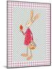 Girl Bunny with Egg and Basket-Effie Zafiropoulou-Mounted Giclee Print