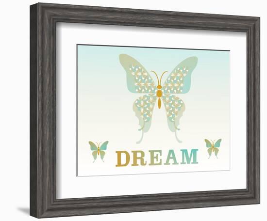 Girl Butterfly-Mindy Howard-Framed Giclee Print