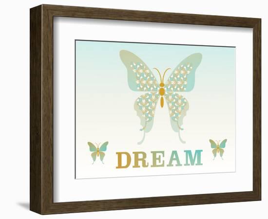 Girl Butterfly-Mindy Howard-Framed Giclee Print