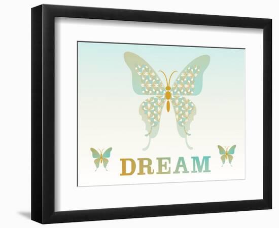 Girl Butterfly-Mindy Howard-Framed Giclee Print