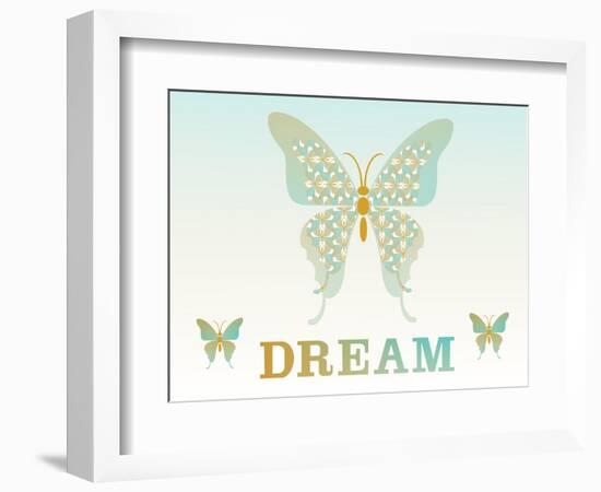 Girl Butterfly-Mindy Howard-Framed Giclee Print