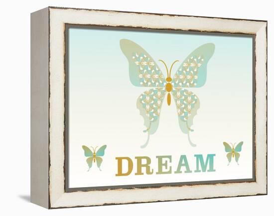 Girl Butterfly-Mindy Howard-Framed Premier Image Canvas