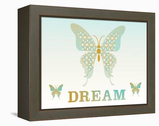 Girl Butterfly-Mindy Howard-Framed Premier Image Canvas