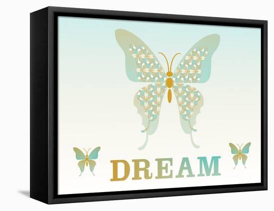 Girl Butterfly-Mindy Howard-Framed Premier Image Canvas