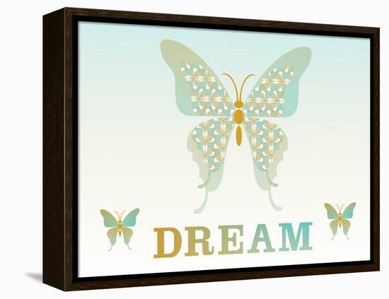 Girl Butterfly-Mindy Howard-Framed Premier Image Canvas