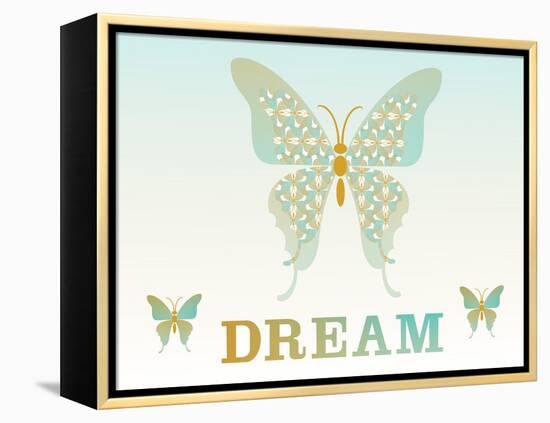 Girl Butterfly-Mindy Howard-Framed Premier Image Canvas