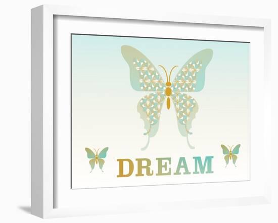 Girl Butterfly-Mindy Howard-Framed Giclee Print