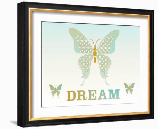 Girl Butterfly-Mindy Howard-Framed Giclee Print