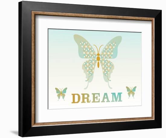 Girl Butterfly-Mindy Howard-Framed Premium Giclee Print