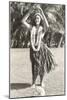 Girl Doing Hula, Hawaii-null-Mounted Art Print