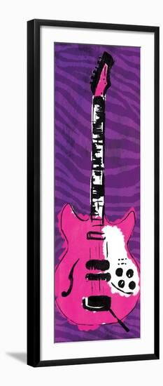 Girl Electric Guitar Mate-Enrique Rodriguez Jr.-Framed Art Print