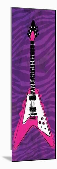 Girl Electric Guitar-Enrique Rodriguez Jr.-Mounted Art Print