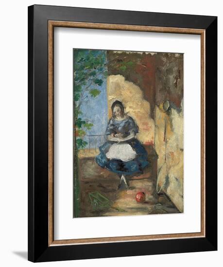 Girl; Fillette, 1872-3-Paul Cézanne-Framed Giclee Print