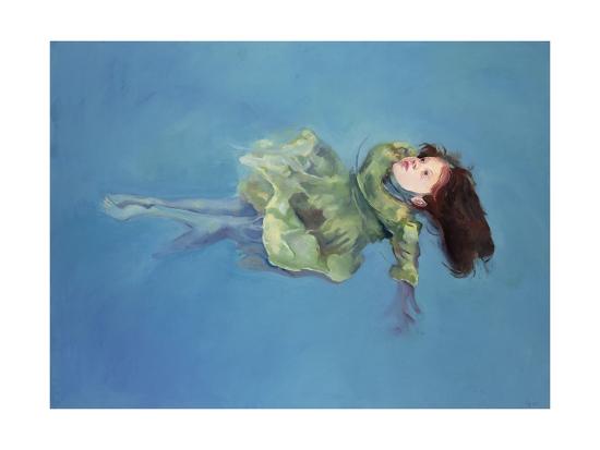Girl Floating 2004 Giclee Print Lucinda Arundell Art Com