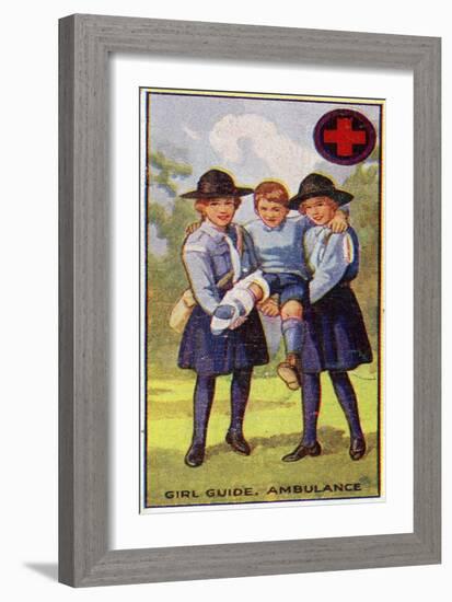 Girl Guide Ambulance Badge, 1923-English School-Framed Giclee Print