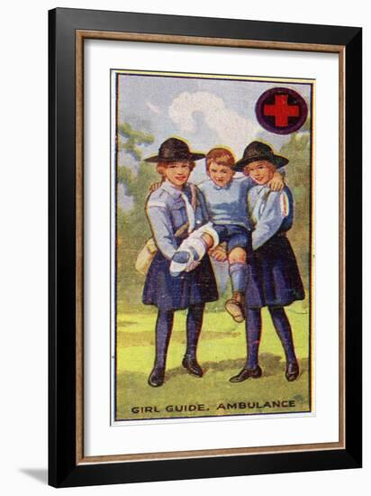 Girl Guide Ambulance Badge, 1923-English School-Framed Giclee Print