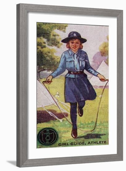 Girl Guide Athlete Badge, 1923-English School-Framed Giclee Print
