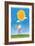 Girl holding a sun balloon-Harry Briggs-Framed Giclee Print