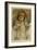 Girl Holds Two Dolls-null-Framed Art Print