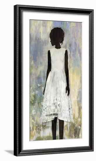 Girl in a Garden-Mark Chandon-Framed Art Print