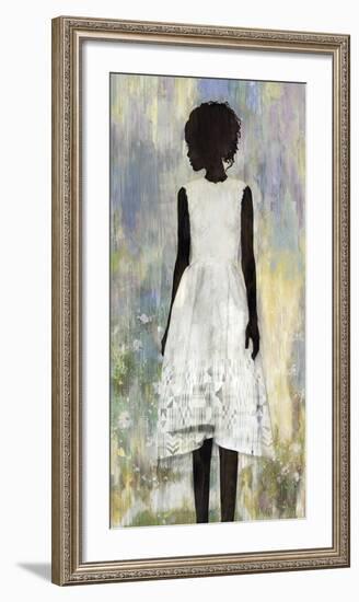 Girl in a Garden-Mark Chandon-Framed Art Print