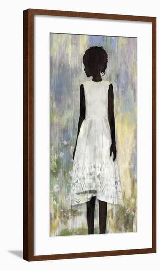 Girl in a Garden-Mark Chandon-Framed Art Print