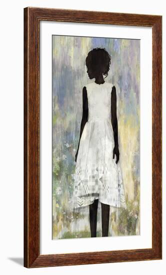 Girl in a Garden-Mark Chandon-Framed Art Print